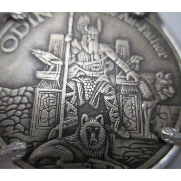 NEW-Freya & Odin Necklace, Two Necklaces in One-Norse Gods - Picture 8 of 9